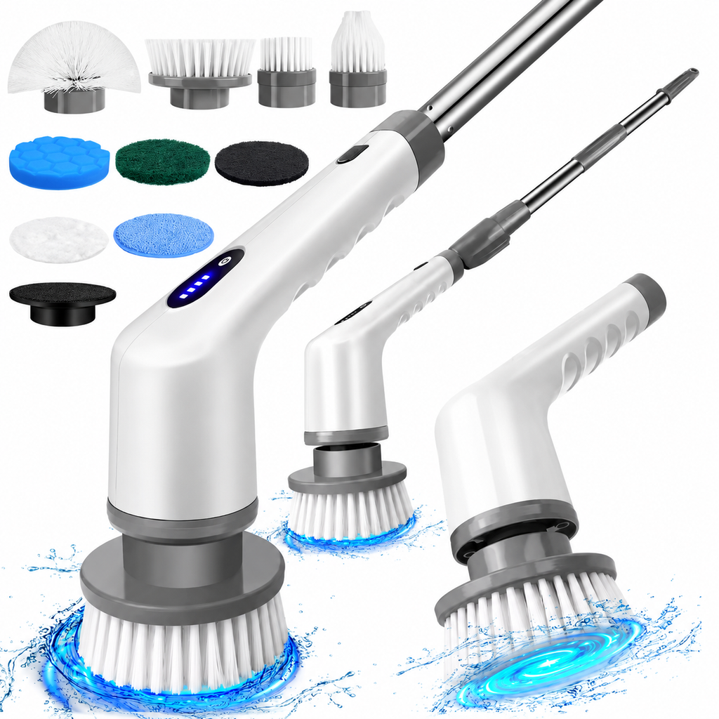PureGleam™ 9-in-1 Electric Spin Scrubber