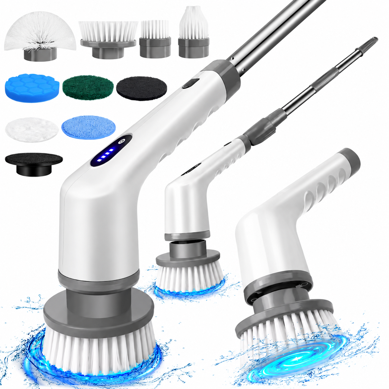 PureGleam™ 9-in-1 Electric Spin Scrubber