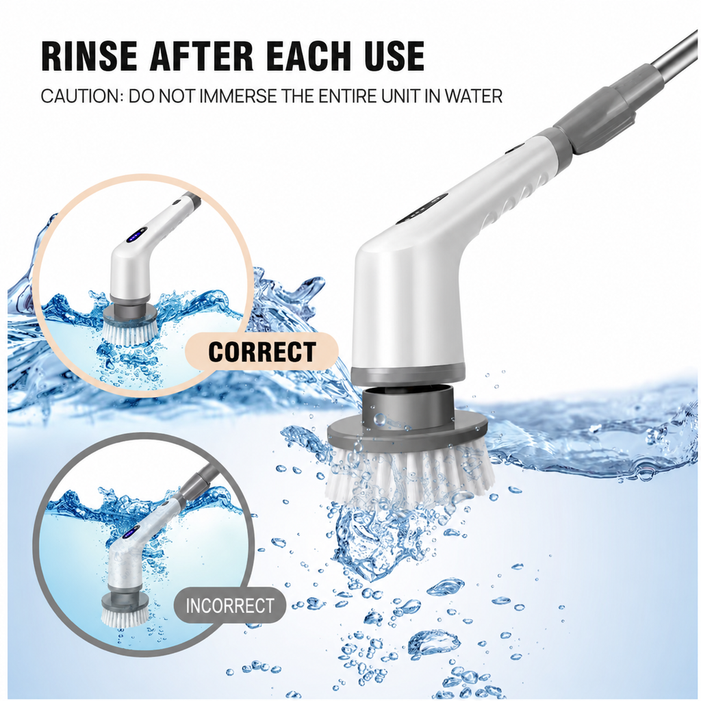 PureGleam™ 9-in-1 Electric Spin Scrubber